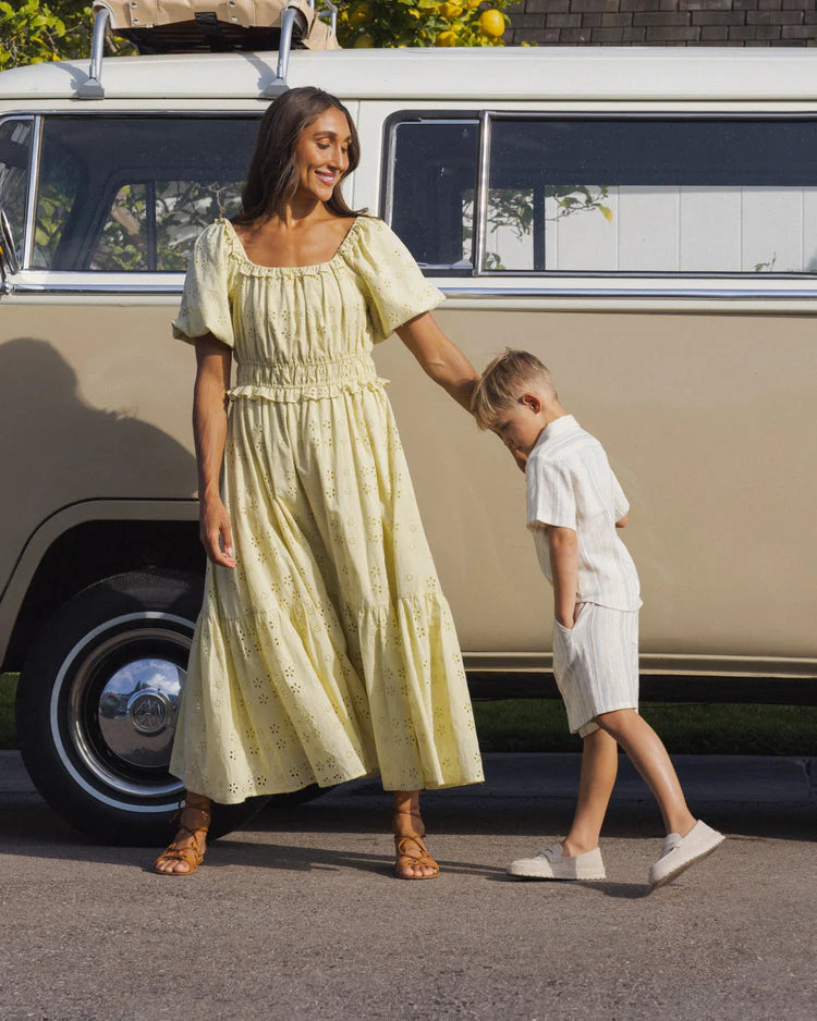 Rylee + Cru Tenley Dress || Citron
