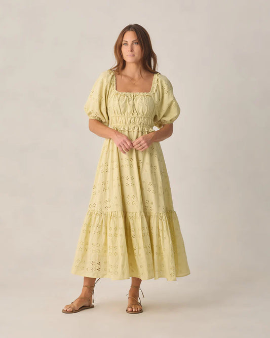 *PRE-ORDER* Rylee + Cru Tenley Dress || Citron