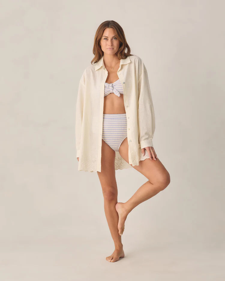Rylee + Cru Women's Del Mar Shirt || Ivory