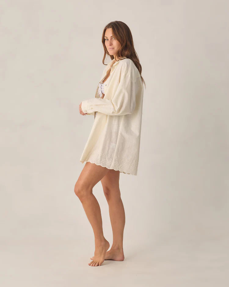 Rylee + Cru Women's Del Mar Shirt || Ivory
