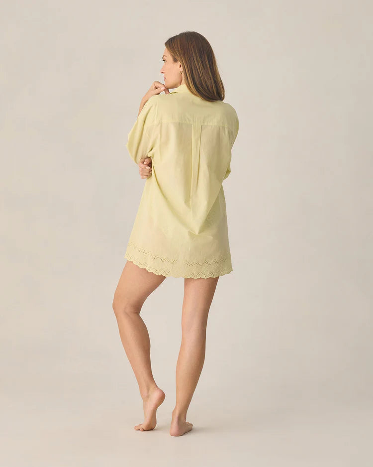 Rylee + Cru Women's Del Mar Shirt || Citron