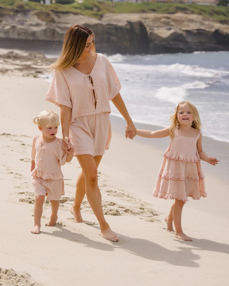 Rylee + Cru Ladies Juniper Set || Petal Gingham