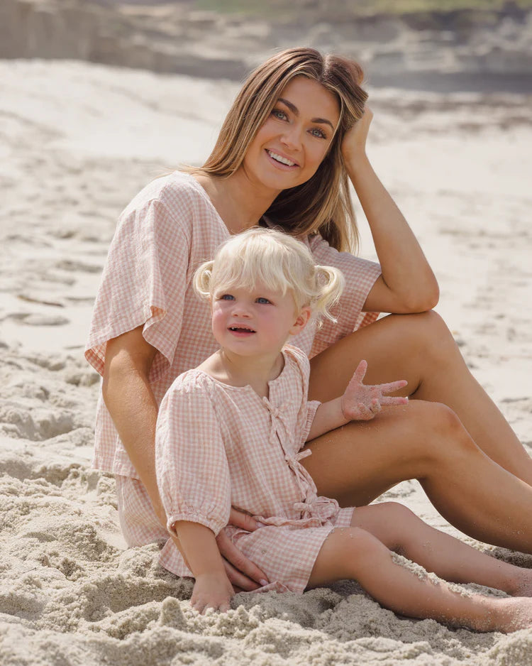 Rylee + Cru Ladies Juniper Set || Petal Gingham