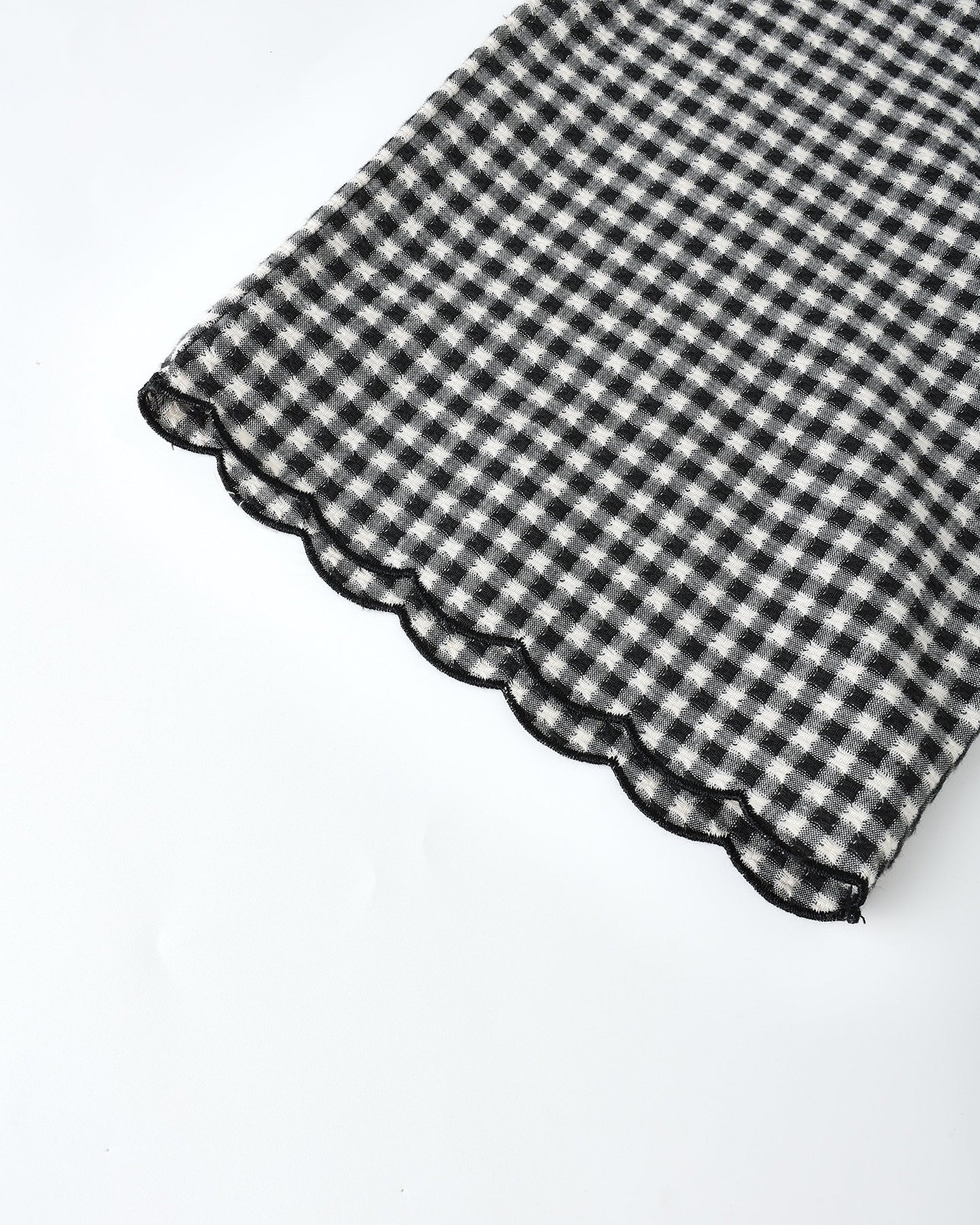 PRE-ORDER Rylee + Cru Wide Leg Pant || Black Gingham