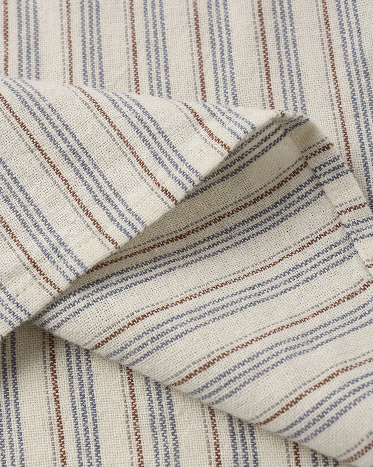 Rylee + Cru Collared Short Sleeve Shirt || Nautical Stripe