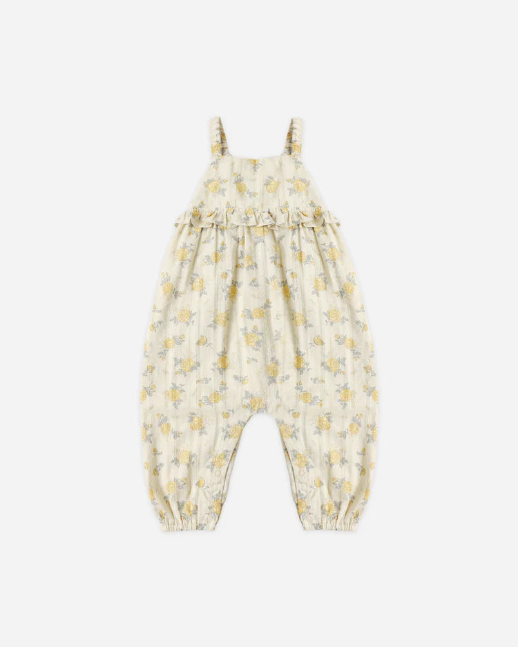 Rylee + Cru Kingsley Jumpsuit || Lemon Ditsy Flower