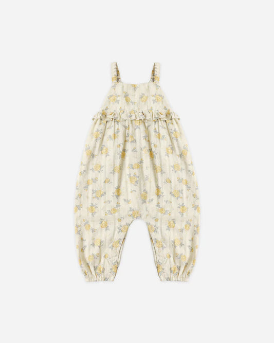 Rylee + Cru Kingsley Jumpsuit || Lemon Ditsy Flower