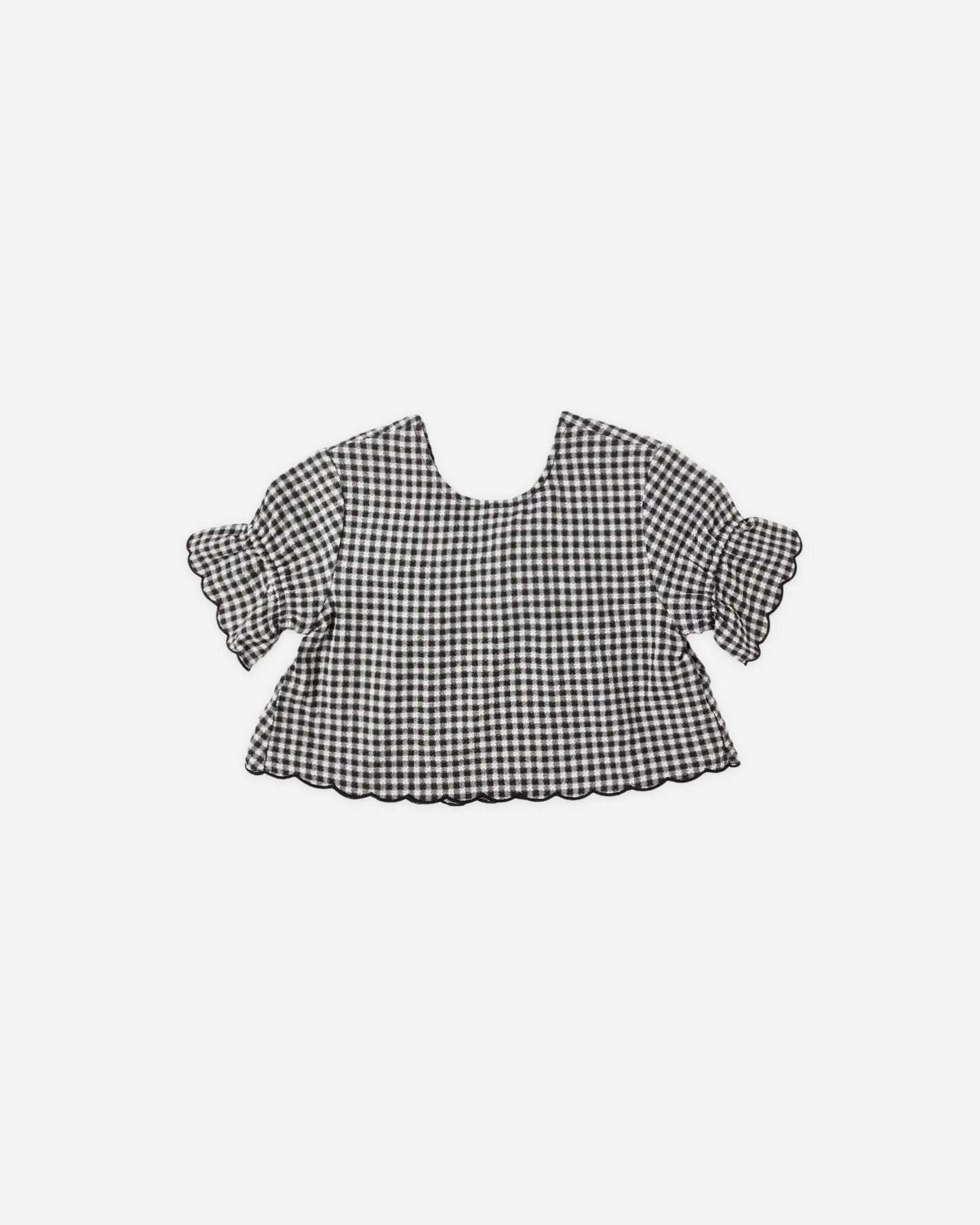 PRE-ORDER Rylee + Cru Francie Blouse || Black Gingham