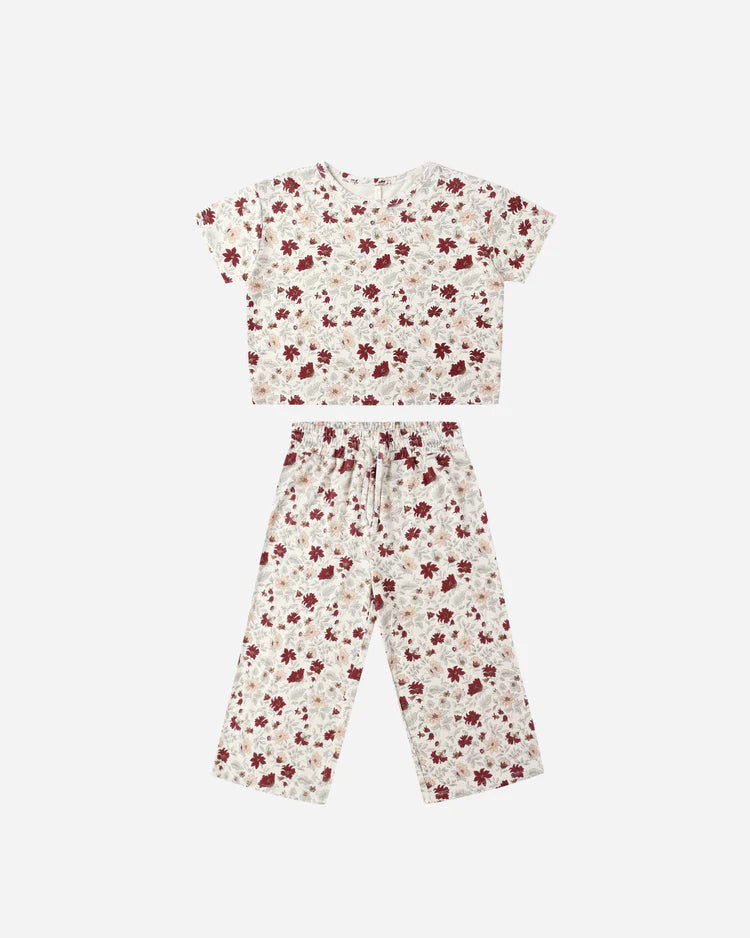 Rylee + Cru Ruthie Set || Holiday Floral