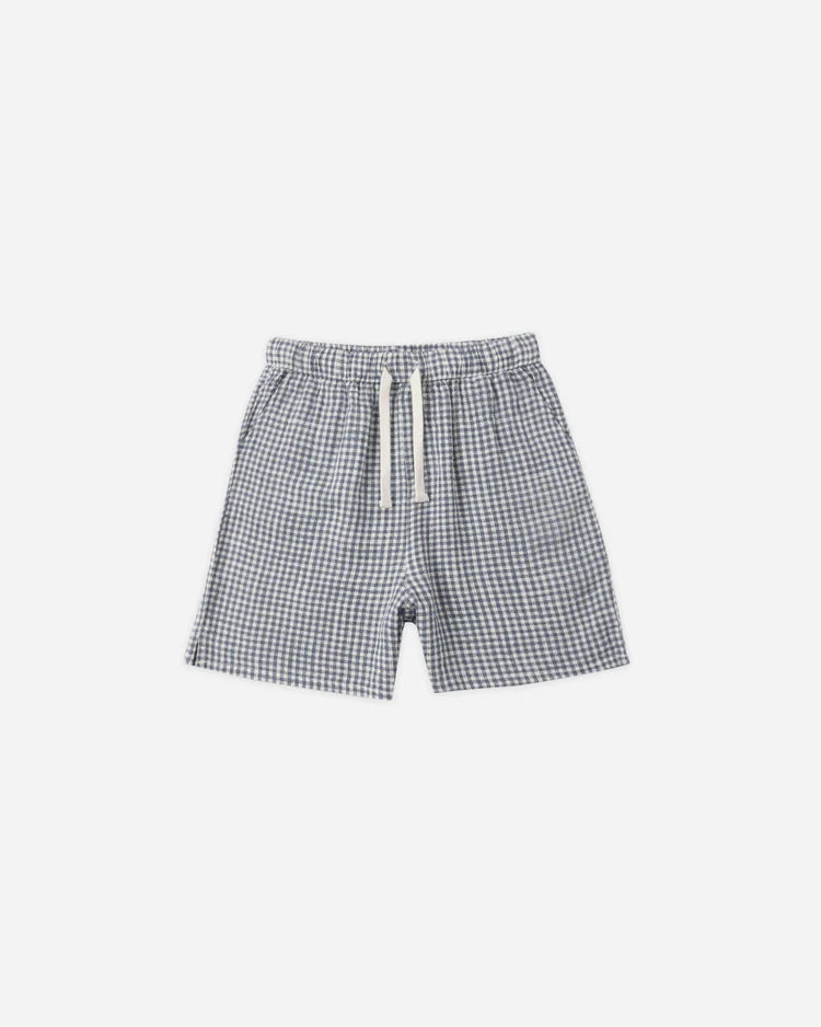 Rylee + Cru Perry Short || Marine Gingham