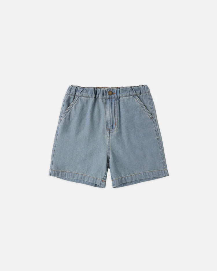 PRE-ORDER Rylee + Cru Dawson Short || Washed Blue