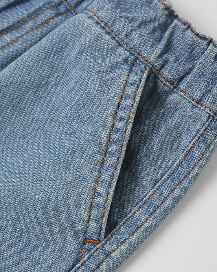 PRE-ORDER Rylee + Cru Dawson Short || Washed Blue