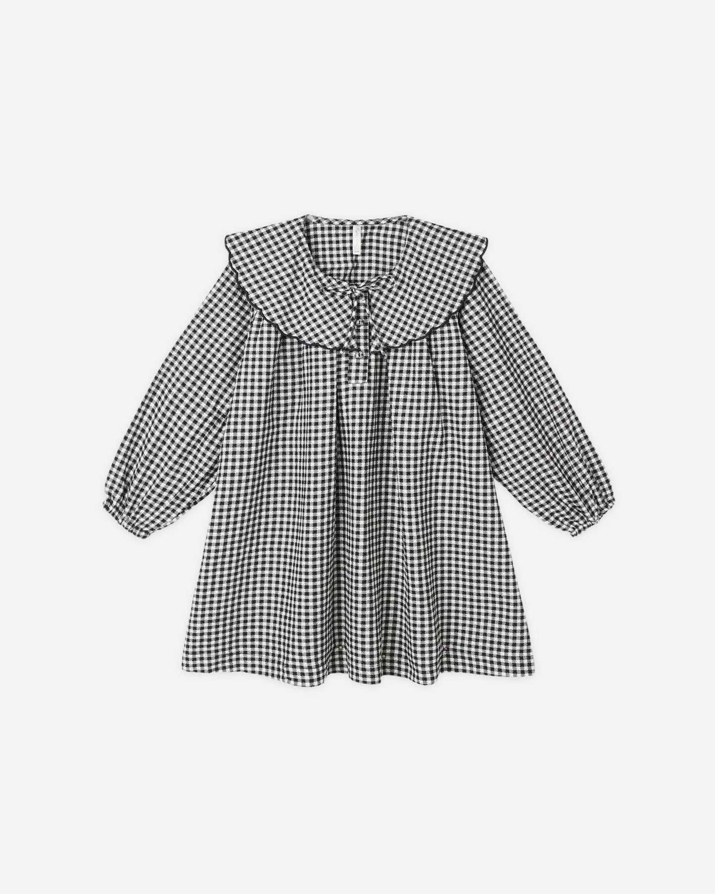 PRE-ORDER Rylee + Cru Mini Dress || Black Gingham