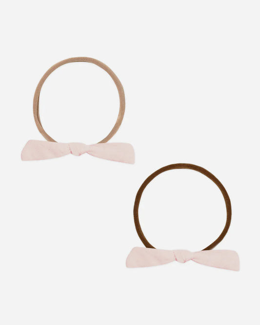 Rylee + Cru Little Knot Headband || Blush