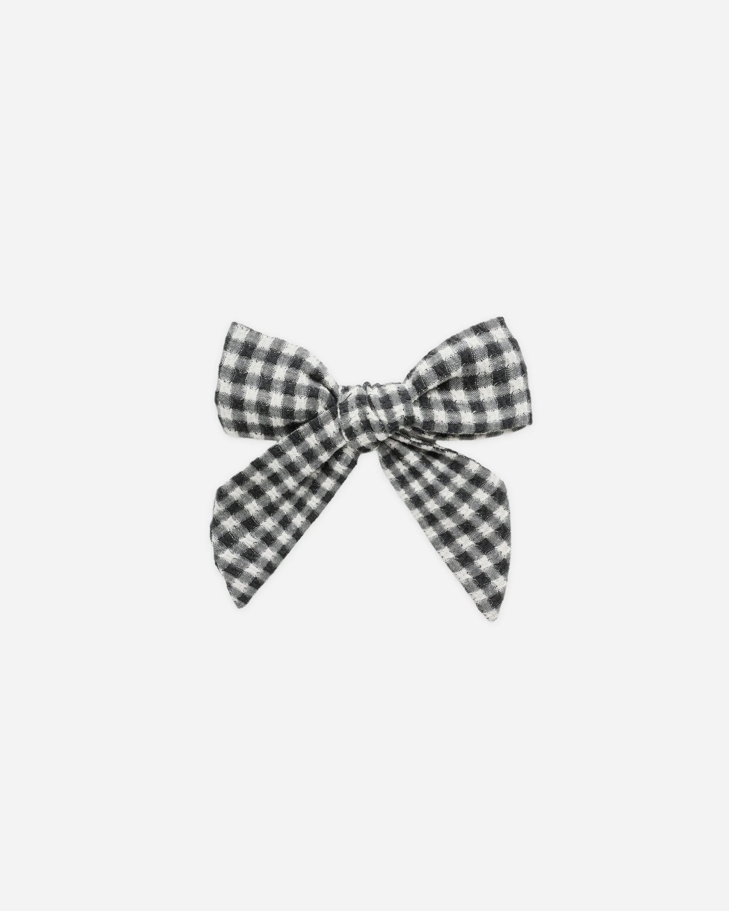 PRE-ORDER Rylee + Cru Bow || Black Gingham