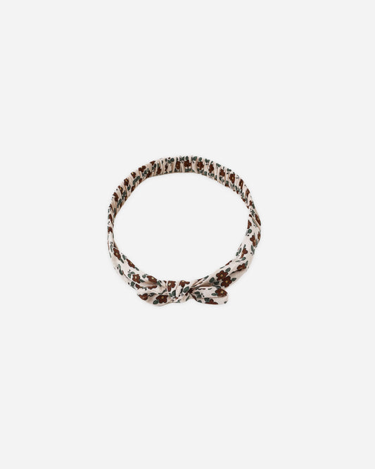 Rylee + Cru Baby Bow Headband || Harvest Floral