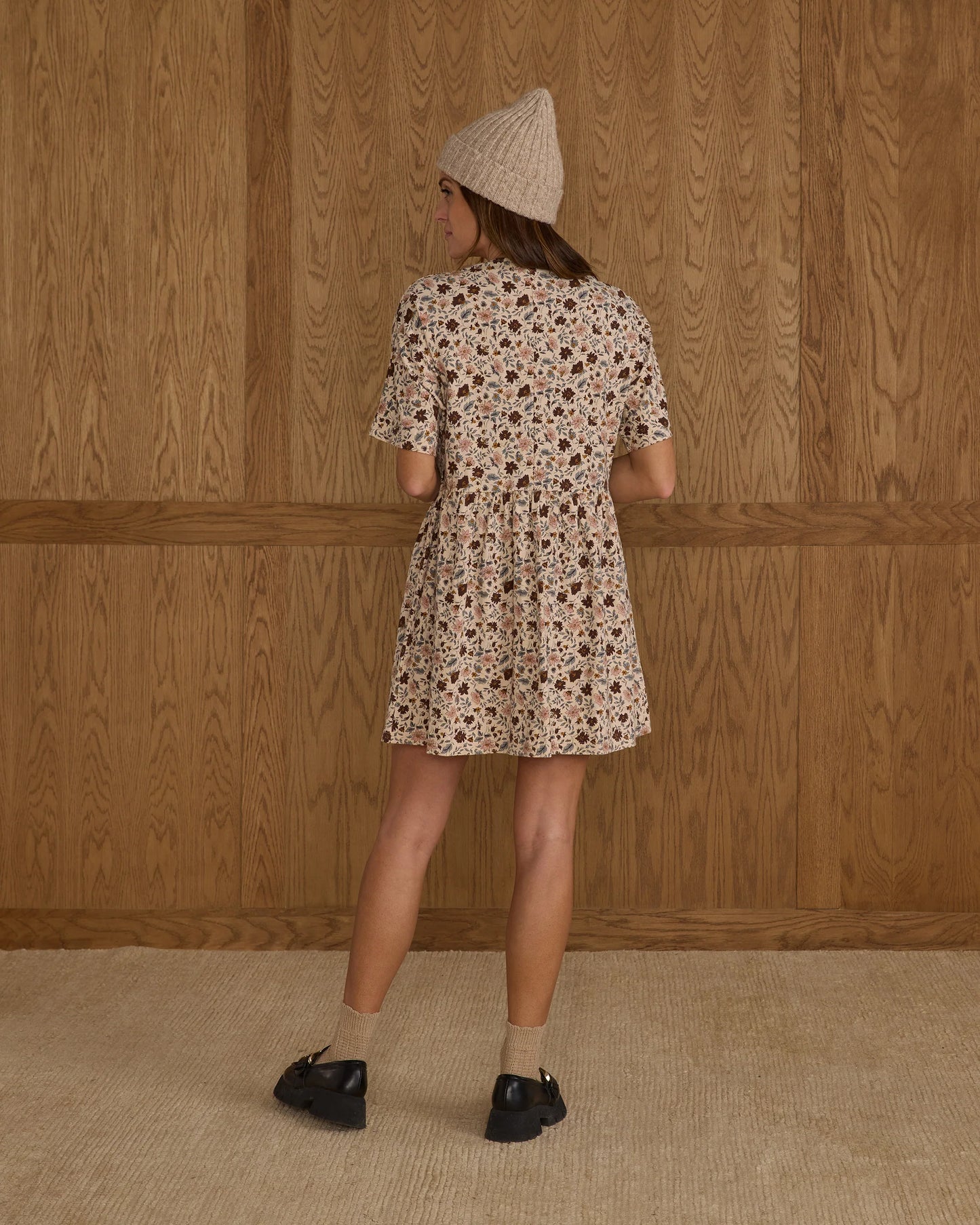 PRE-ORDER Rylee + Cru Button Jersey Mini Dress || Posy