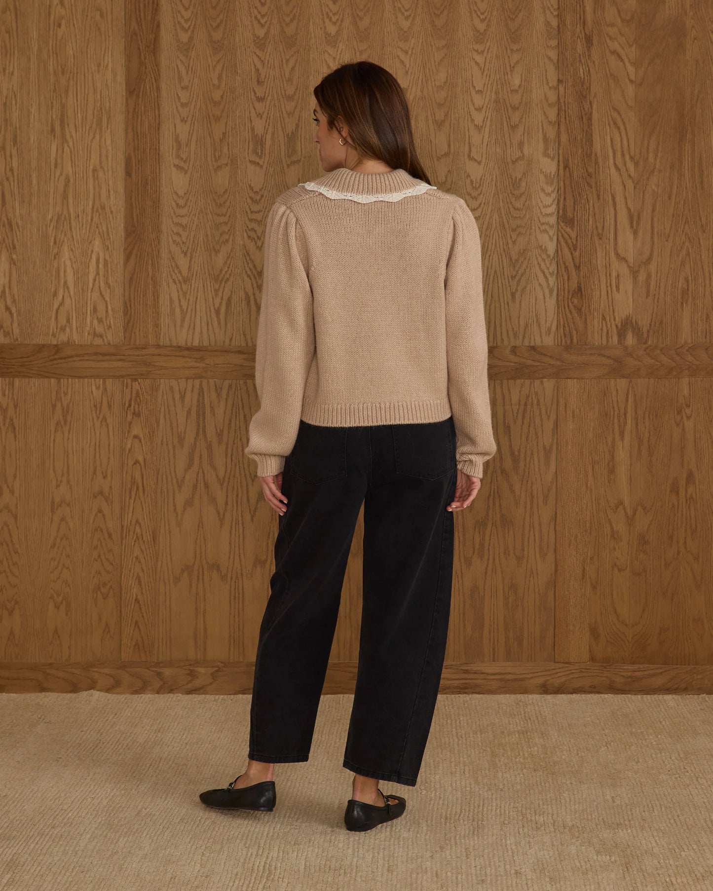 PRE-ORDER Rylee + Cru Alice Sweater || Heathered Antique