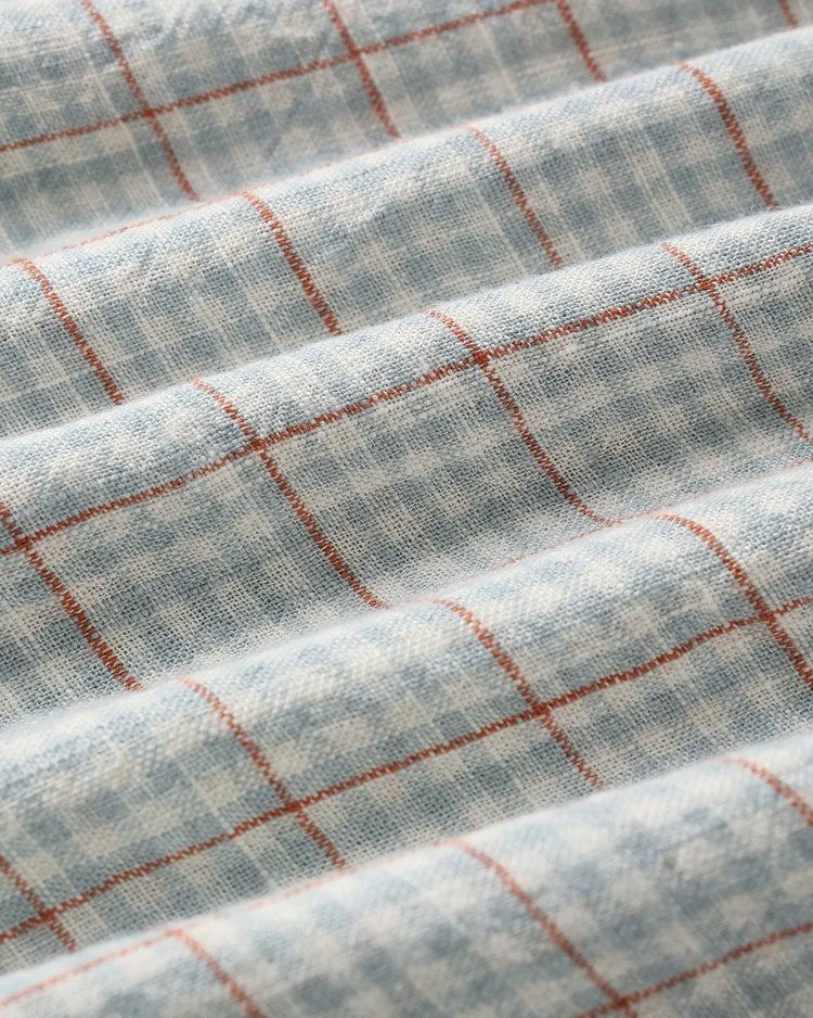 Rylee + Cru Primrose Maxi Dress || Light Blue Plaid
