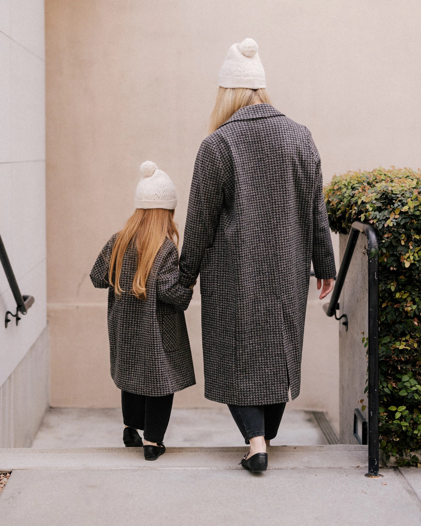 PRE-ORDER Rylee + Cru Longline Coat || Micro Check