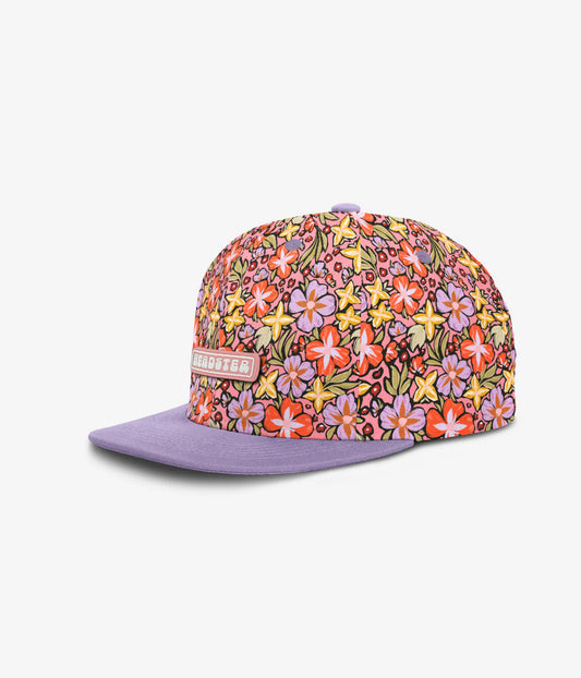 Headster Retro Bloom Snapback || Peaches