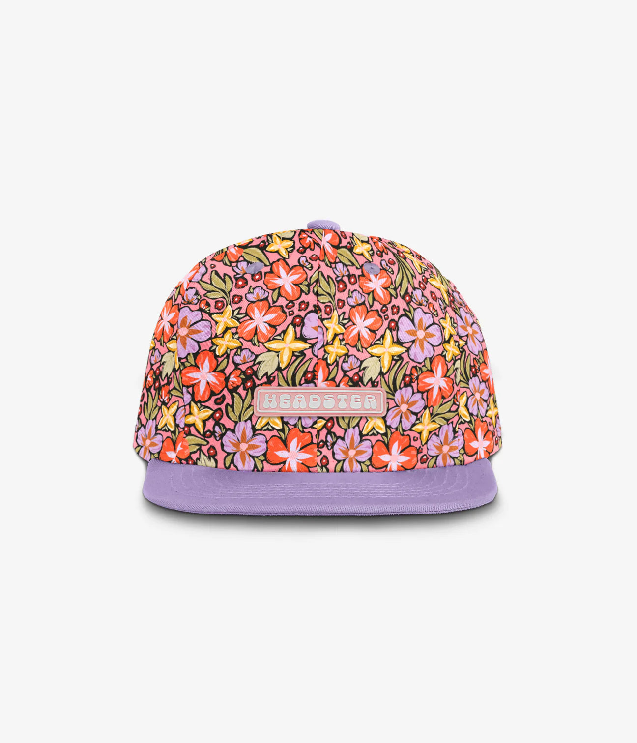 Headster Retro Bloom Snapback || Peaches
