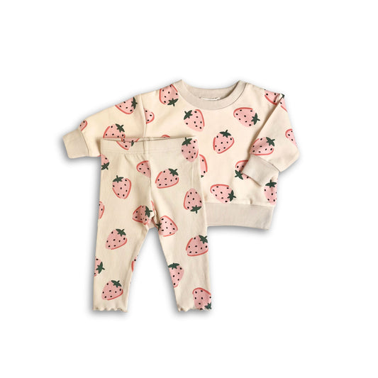 Little Luba Strawberry Legging Set