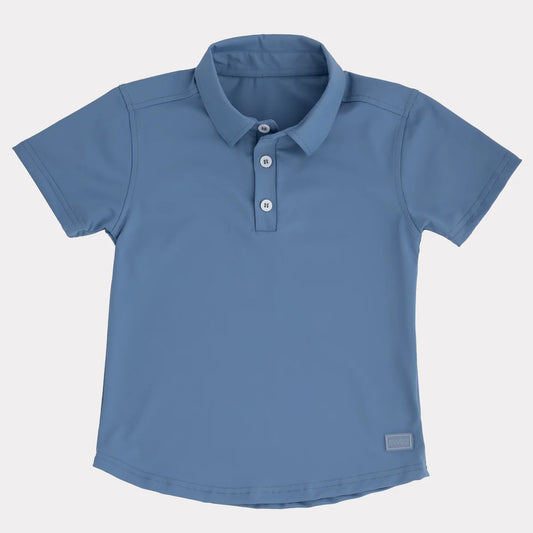 Swizz the Label Athletic Polo || True Blue