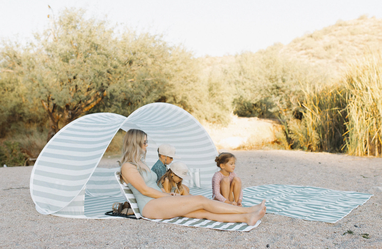 Current Tyed Oversized Beach Pop Up Tent