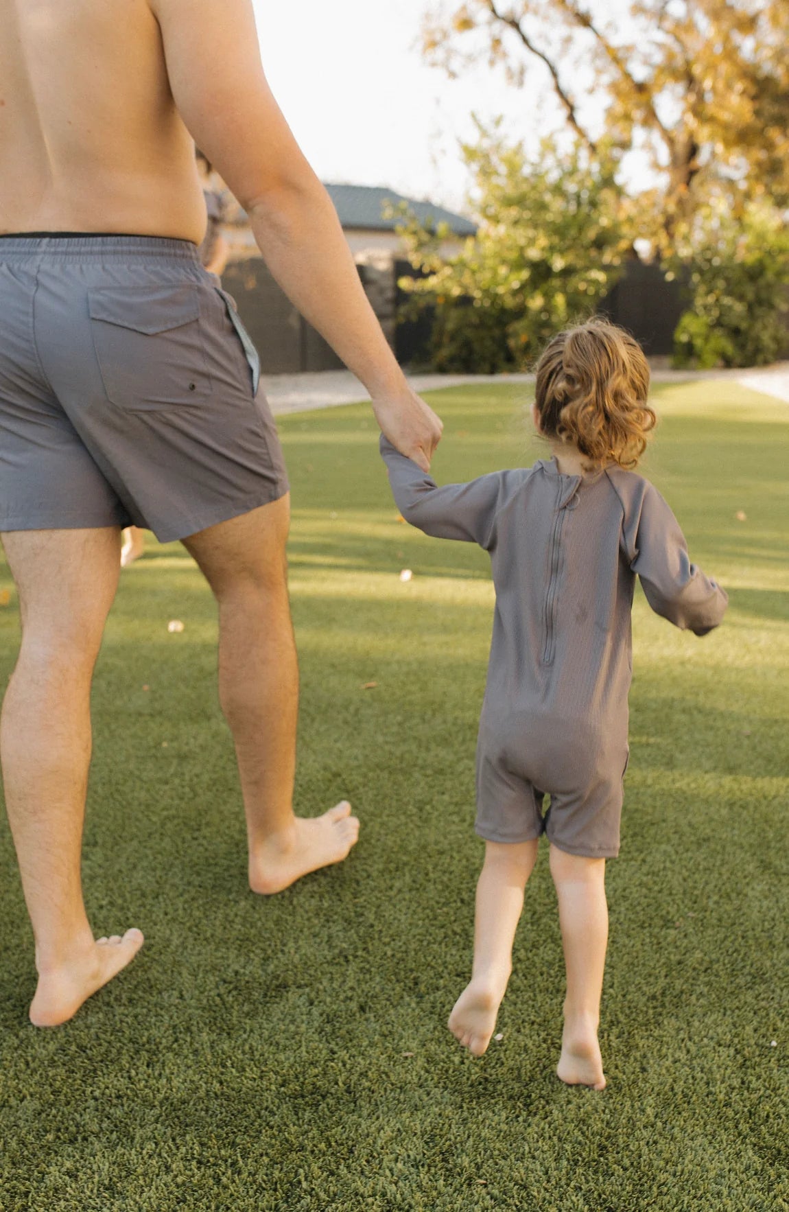 Current Tyed Sunsuit || Ribbed Solid Purple