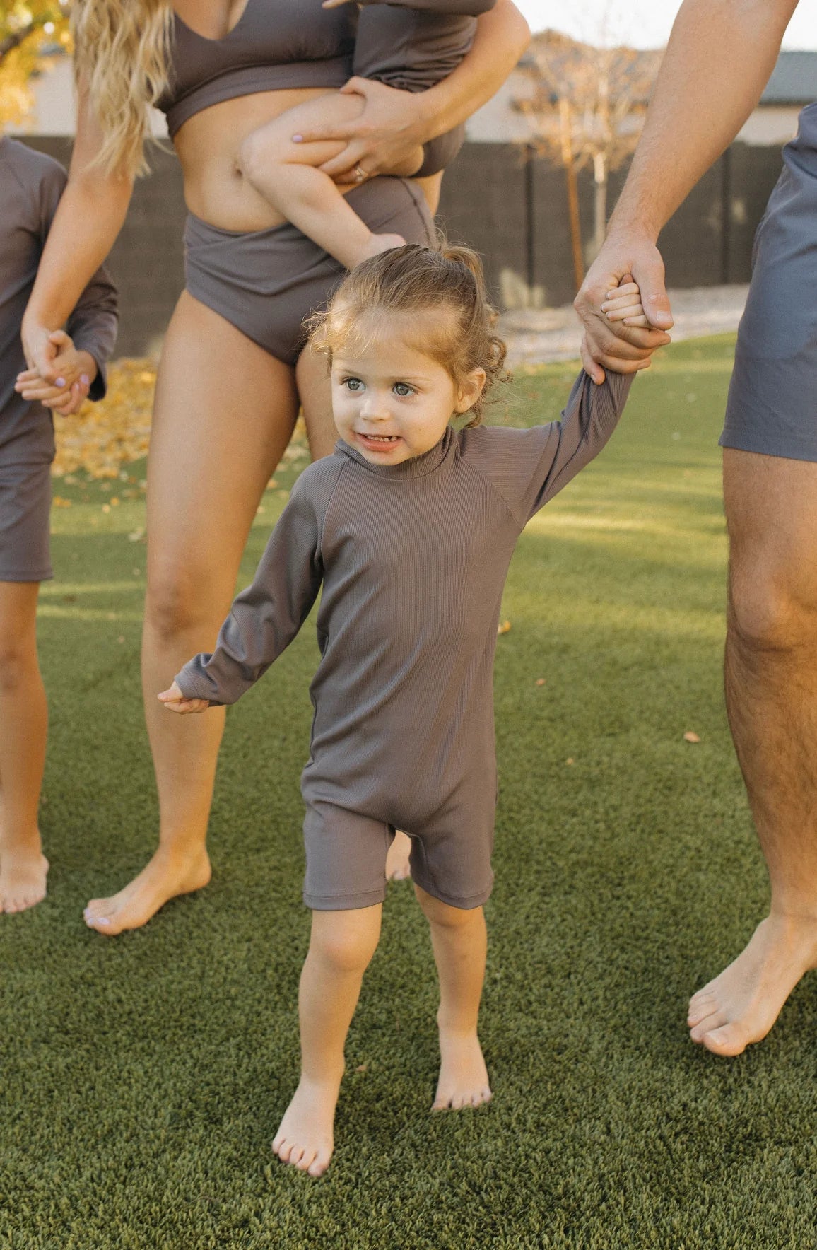 Current Tyed Sunsuit || Ribbed Solid Purple