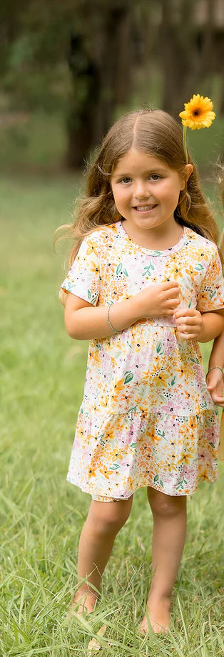 Bambi & Birdie Kids Day Dress || Fresh Bloom