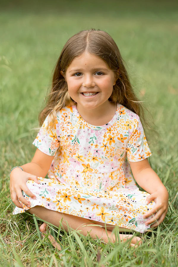 Bambi & Birdie Kids Day Dress || Fresh Bloom