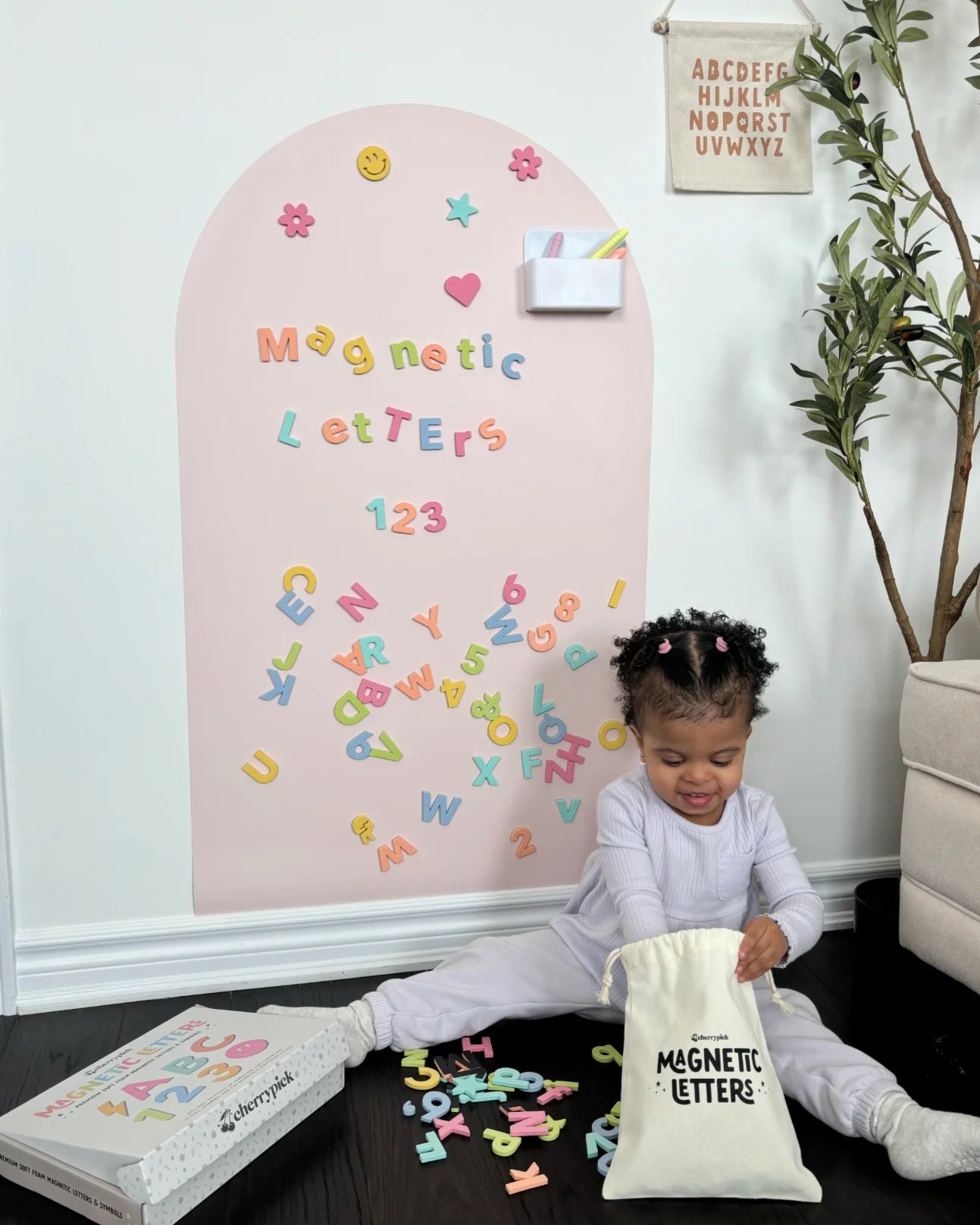 Cherry Pick Magic Playwall - Arch Magnetic Wall Decal for Kids