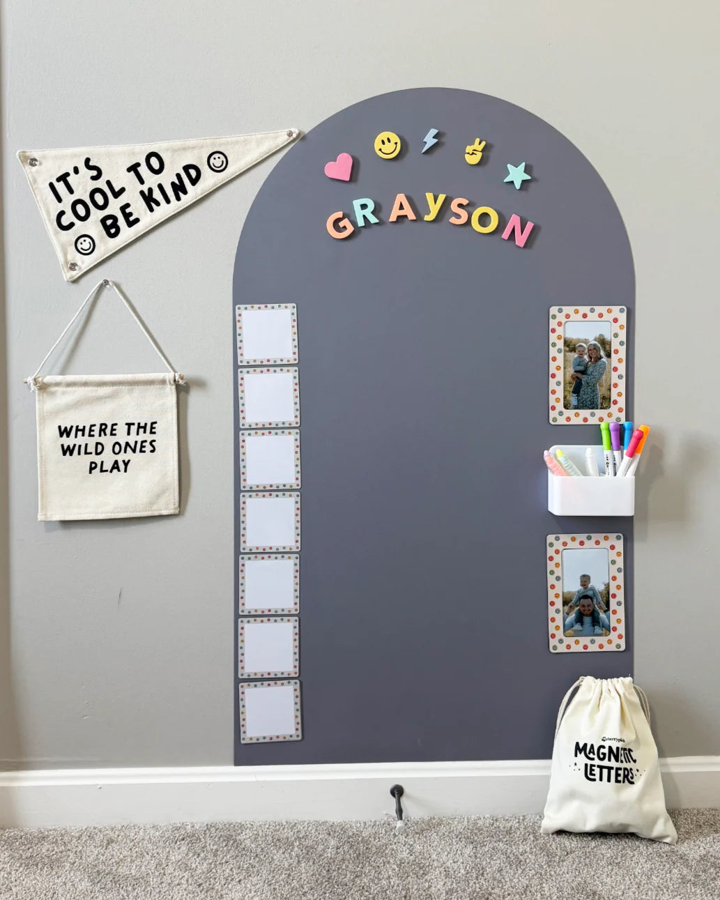 Cherry Pick Magic Playwall - Arch Magnetic Wall Decal for Kids