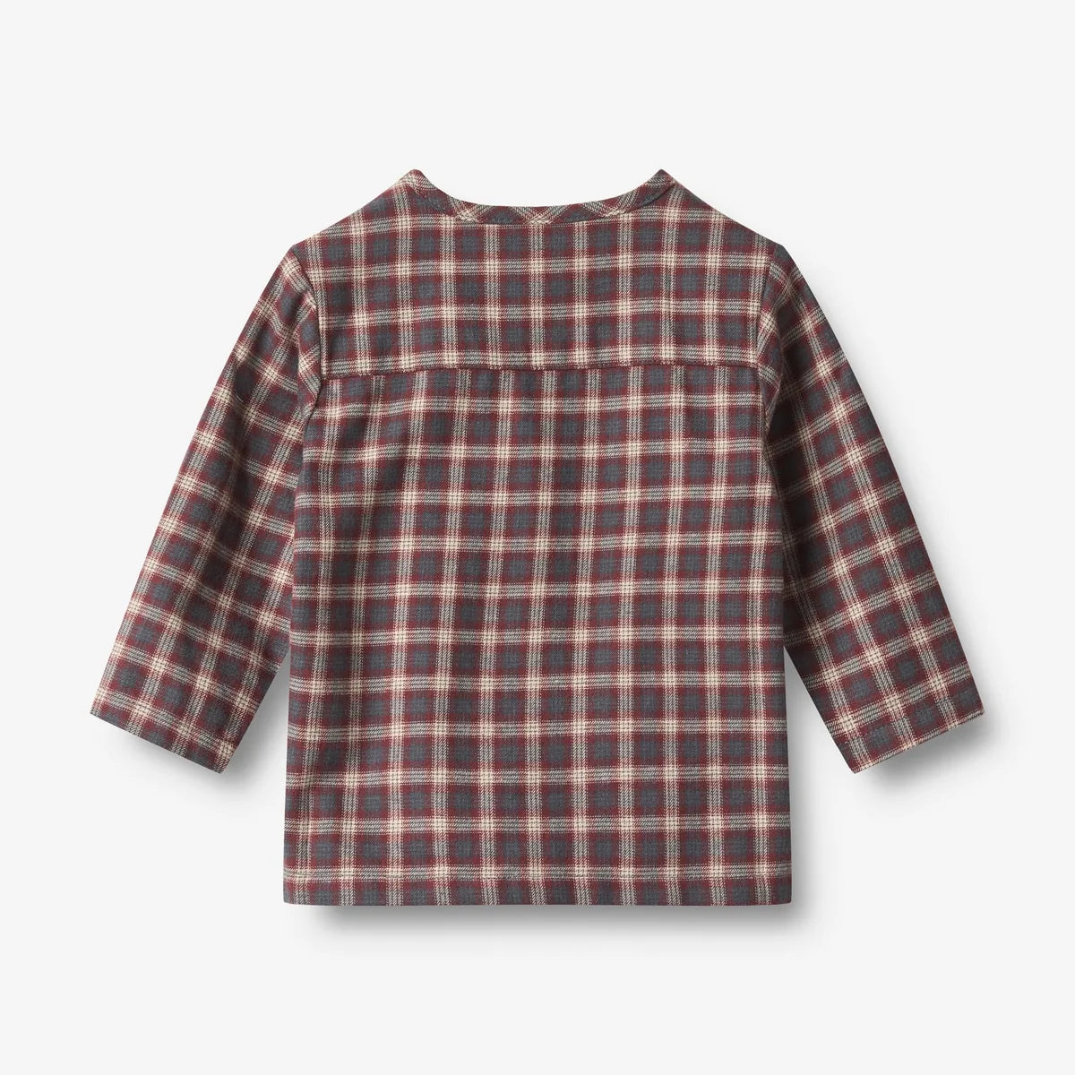 Wheat Kids Shirt Shelby || Blue Holiday Check