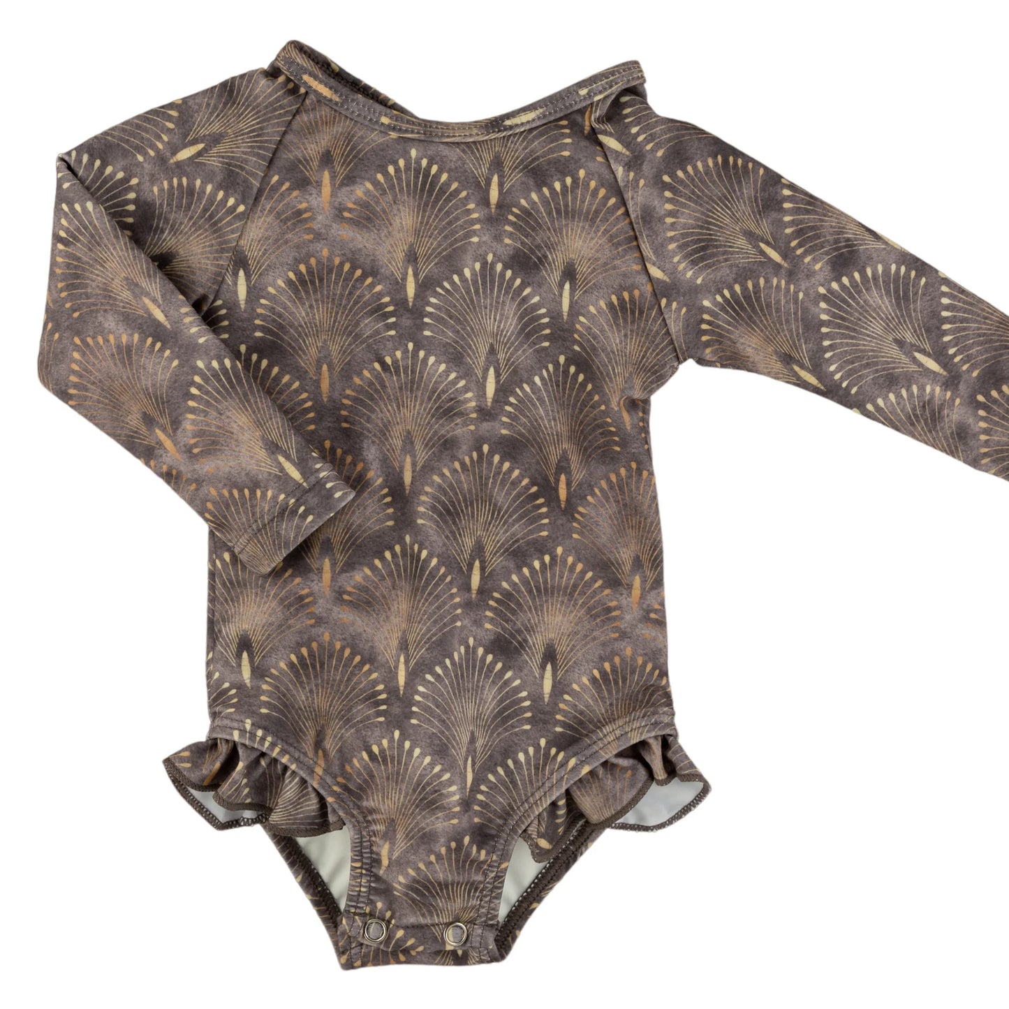 Current Tyed Ruffle Rashguard Suit || The Parker