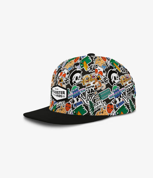 Headster Sticking Around Snapback || Black