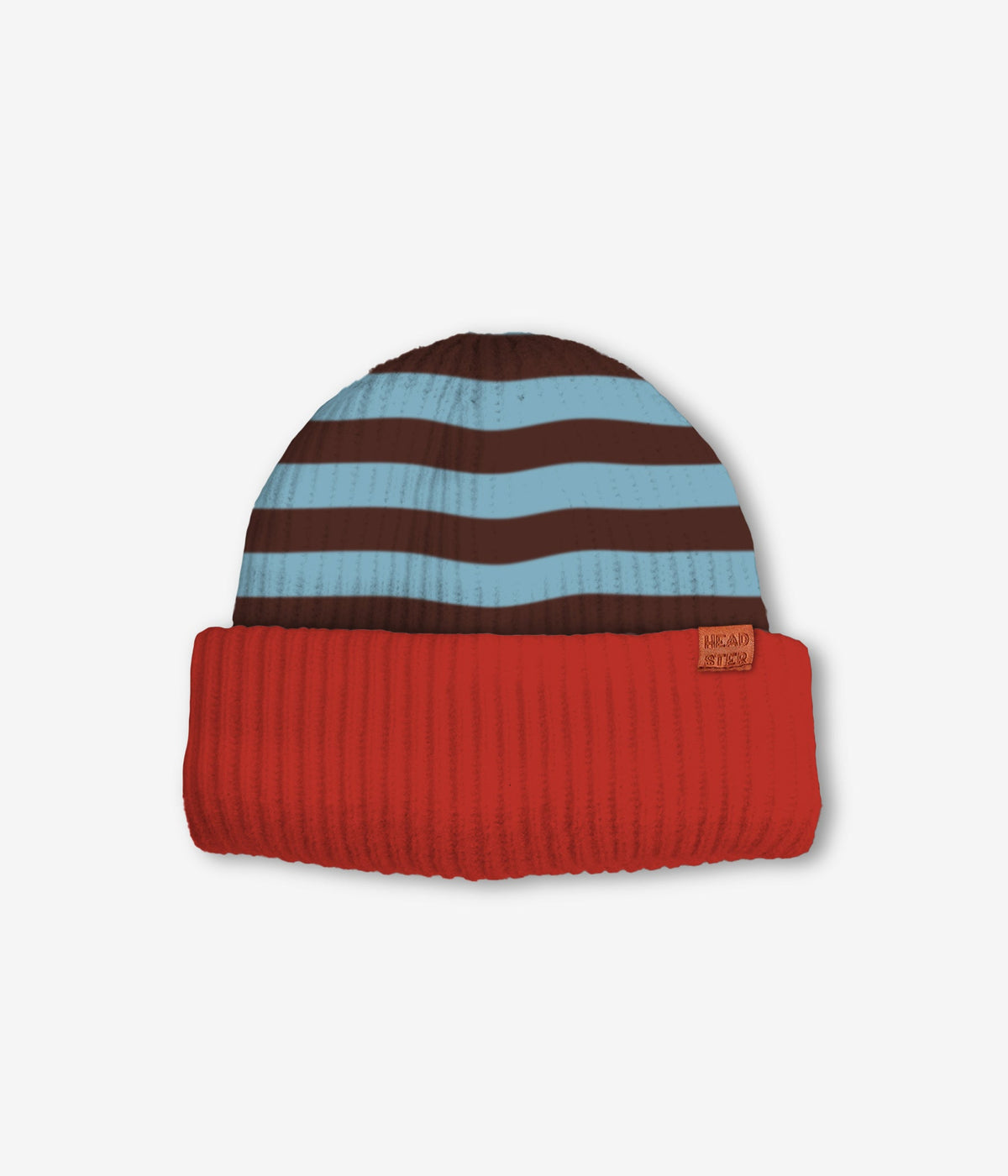 Headster Stripes Beanie || Tokyo Red