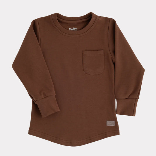 SWIZZ Pocket Long Sleeve || Walnut