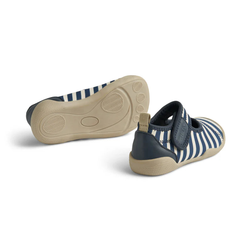 Wheat Kids Beach Shoe || Indigo Stripe