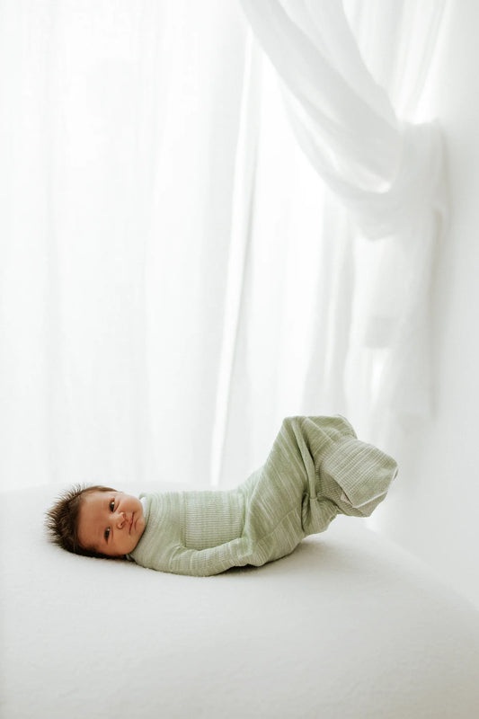 Swaddelini Bamboo Swaddle Sleep Sack || Mint