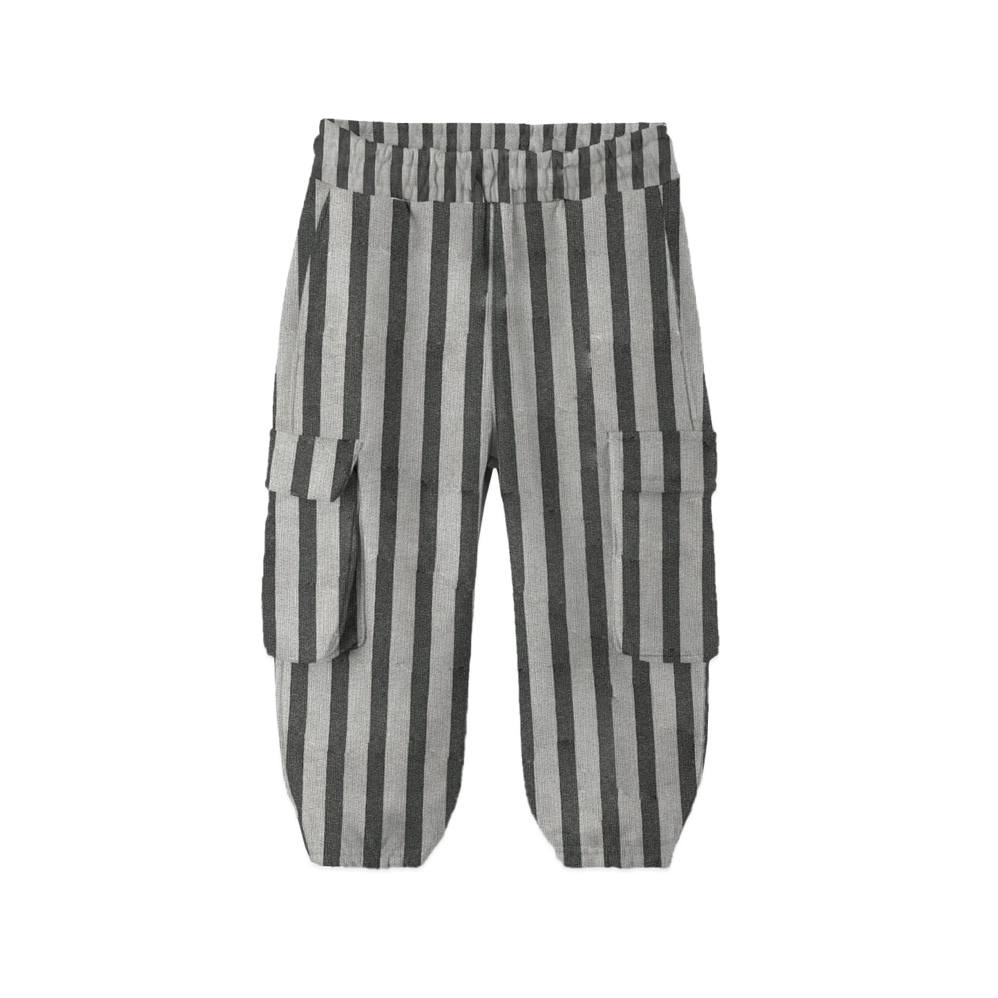 Whistle & Flute Bamboo Drawstring Cargo Joggers || Striped