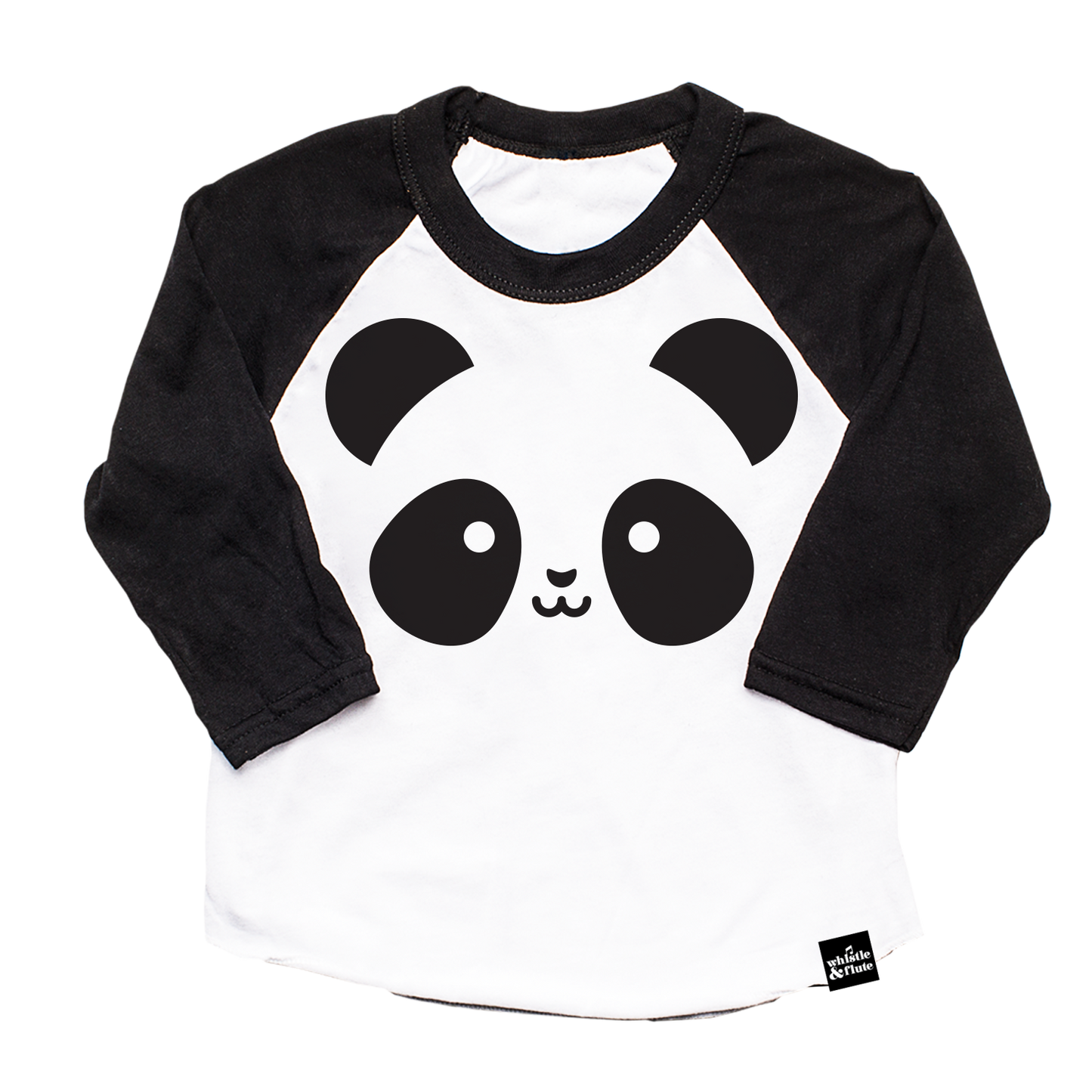 Whistle & Flute Kawaii Panda Baseball T-Shirt