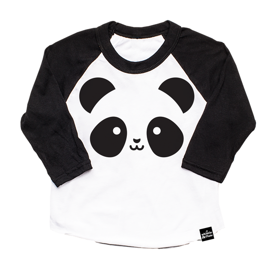 Whistle & Flute Kawaii Panda Baseball T-Shirt