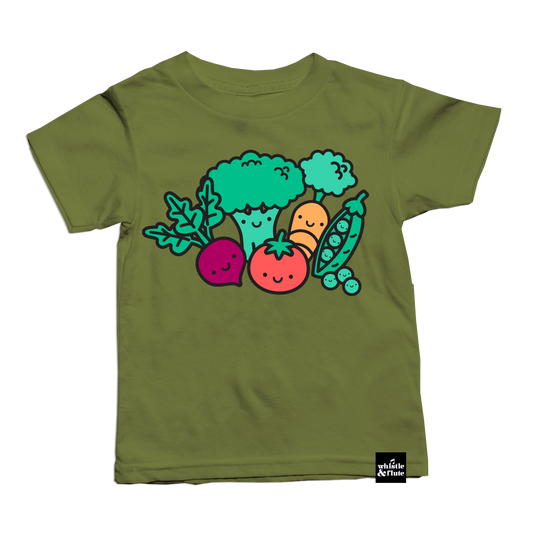 Whistle & Flute Kawaii Vegetables T-Shirt