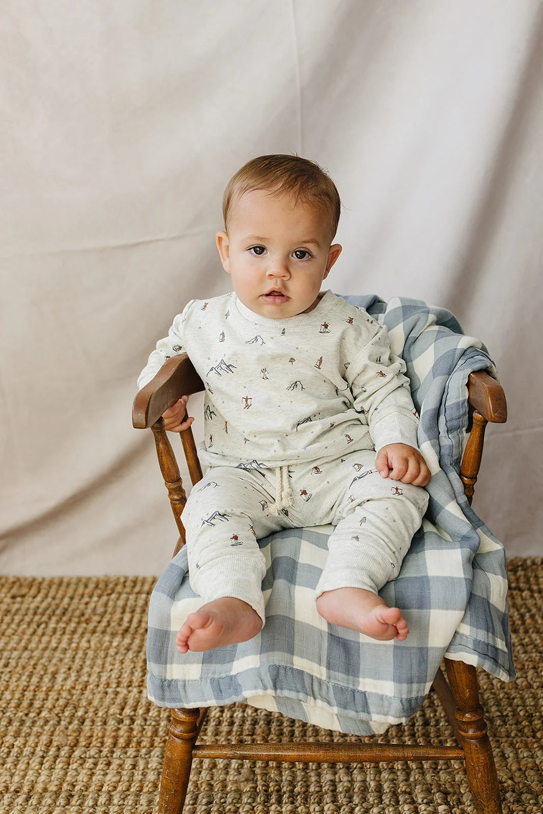 Mebie Baby Skier French Terry Set