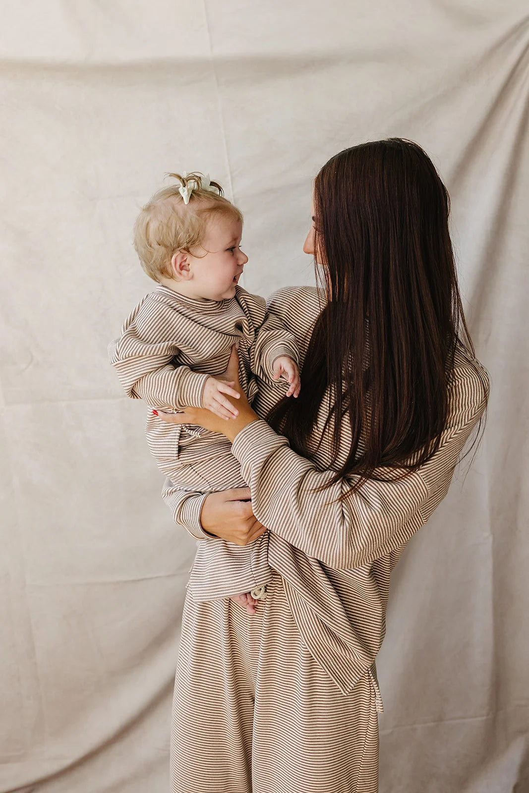 Mebie Baby Striped Loungewear Set