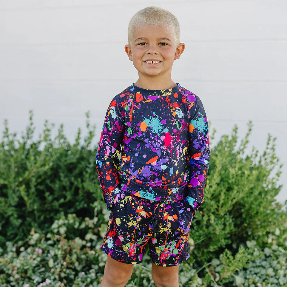 Current Tyed Swim Trunks || The Reign