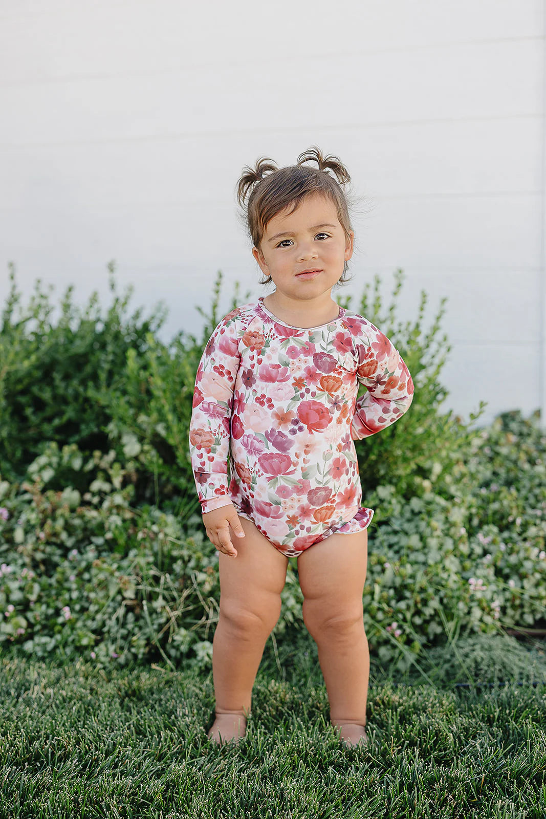 Current Tyed Ruffle Rashguard Suit || The Harper